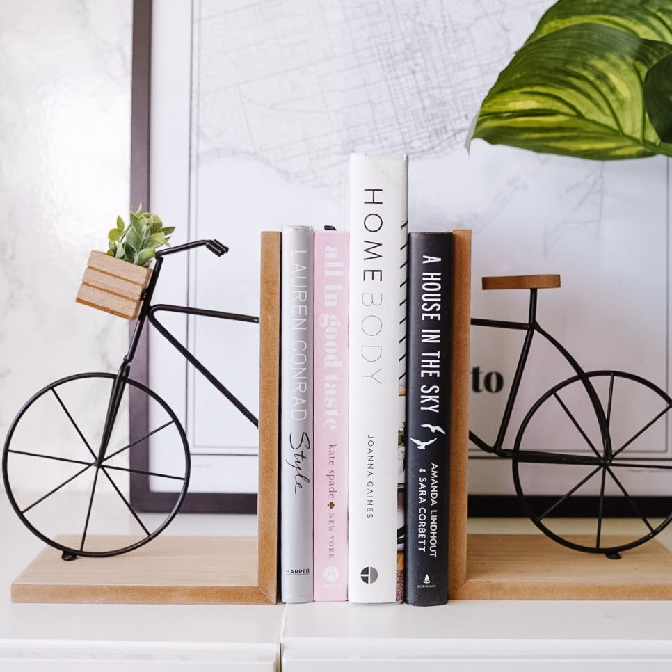 Set of 2 Bicycle Bookends